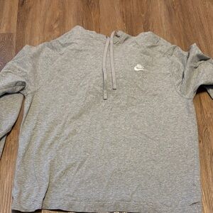 Nike Men's Heather Gray Hoodie